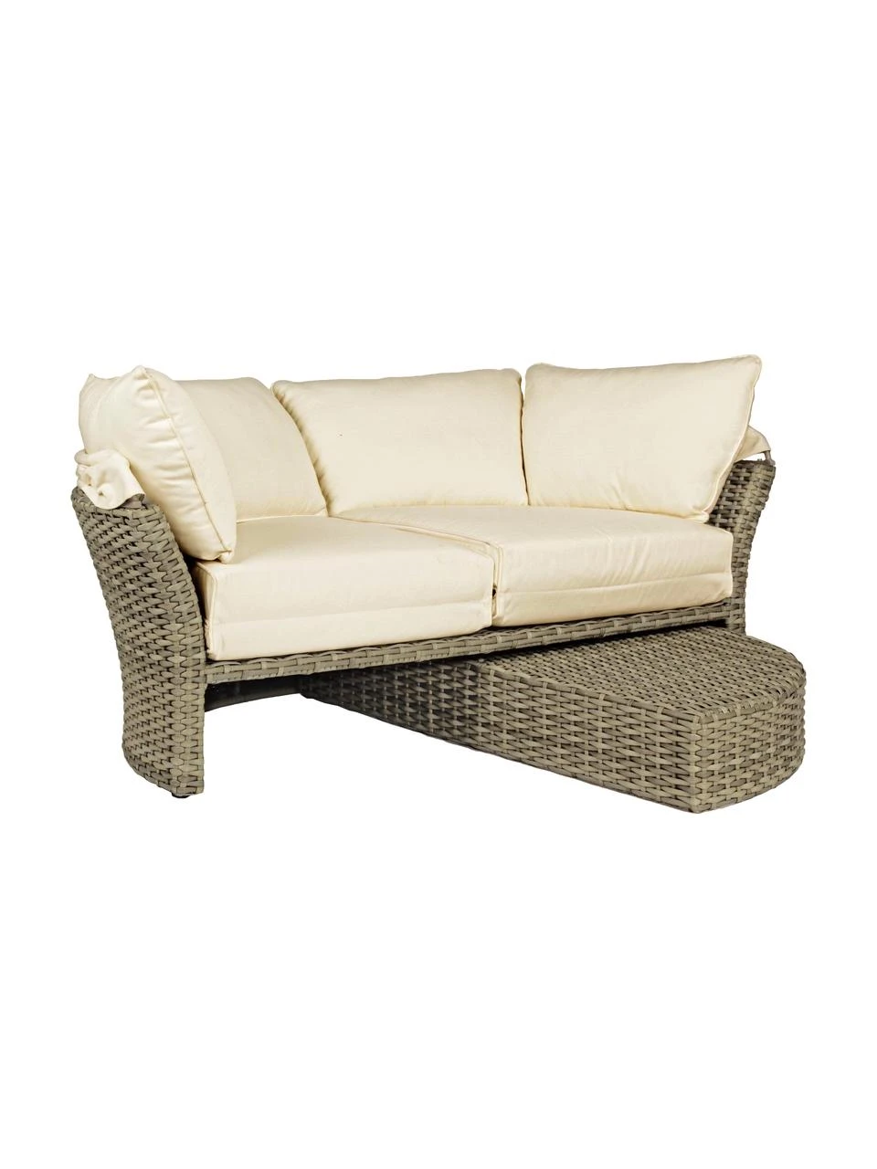 Bizzotto Canapé lounge blanc Lesly, larg. 200 x haut. 168 cm 6 Bizzotto Canapé lounge blanc Lesly, larg. 200 x haut. 168 cm – Image 4