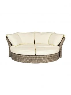 Bizzotto Canapé lounge blanc Lesly, larg. 200 x haut. 168 cm 13 Bizzotto Canapé lounge blanc Lesly, larg. 200 x haut. 168 cm -Jardin Soldes Boutique Canape lounge blanc Lesly 5