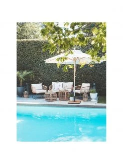 Canapé lounge de jardin Le Bonom Vistdal, larg. 126 x prof. 70 cm -Jardin Soldes Boutique Canape lounge de jardin Le Bonom Vistdal 4