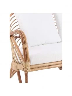 Canap&eacute; lounge en rotin Rochester, larg. 140 x prof. 80 cm -Jardin Soldes Boutique Canape lounge en rotin Rochester 2