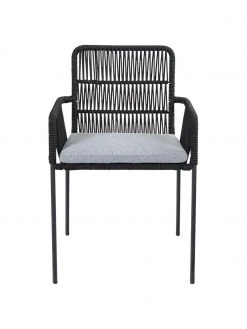 Chaise à accoudoirs Sando, 2 pièces, larg. 55 x prof. 65 cm -Jardin Soldes Boutique Chaise a accoudoirs Sando 2 pieces 3