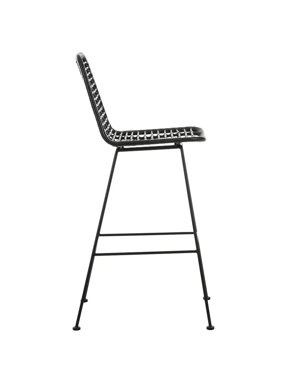 Westwing Collection Chaise de bar polyrotin Costa, larg. 56 x haut. 110 cm 7 Westwing Collection Chaise de bar polyrotin Costa, larg. 56 x haut. 110 cm – Image 5