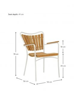 Chaise de jardin Hard & Ellen, larg. 56 x haut. 78 cm 11 Chaise de jardin Hard & Ellen, larg. 56 x haut. 78 cm -Jardin Soldes Boutique Chaise de jardin Hard and Ellen 3