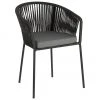 Chaise de jardin Yanet, larg. 56 x prof. 51 cm