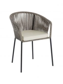 Chaise de jardin Yanet, larg. 56 x prof. 51 cm