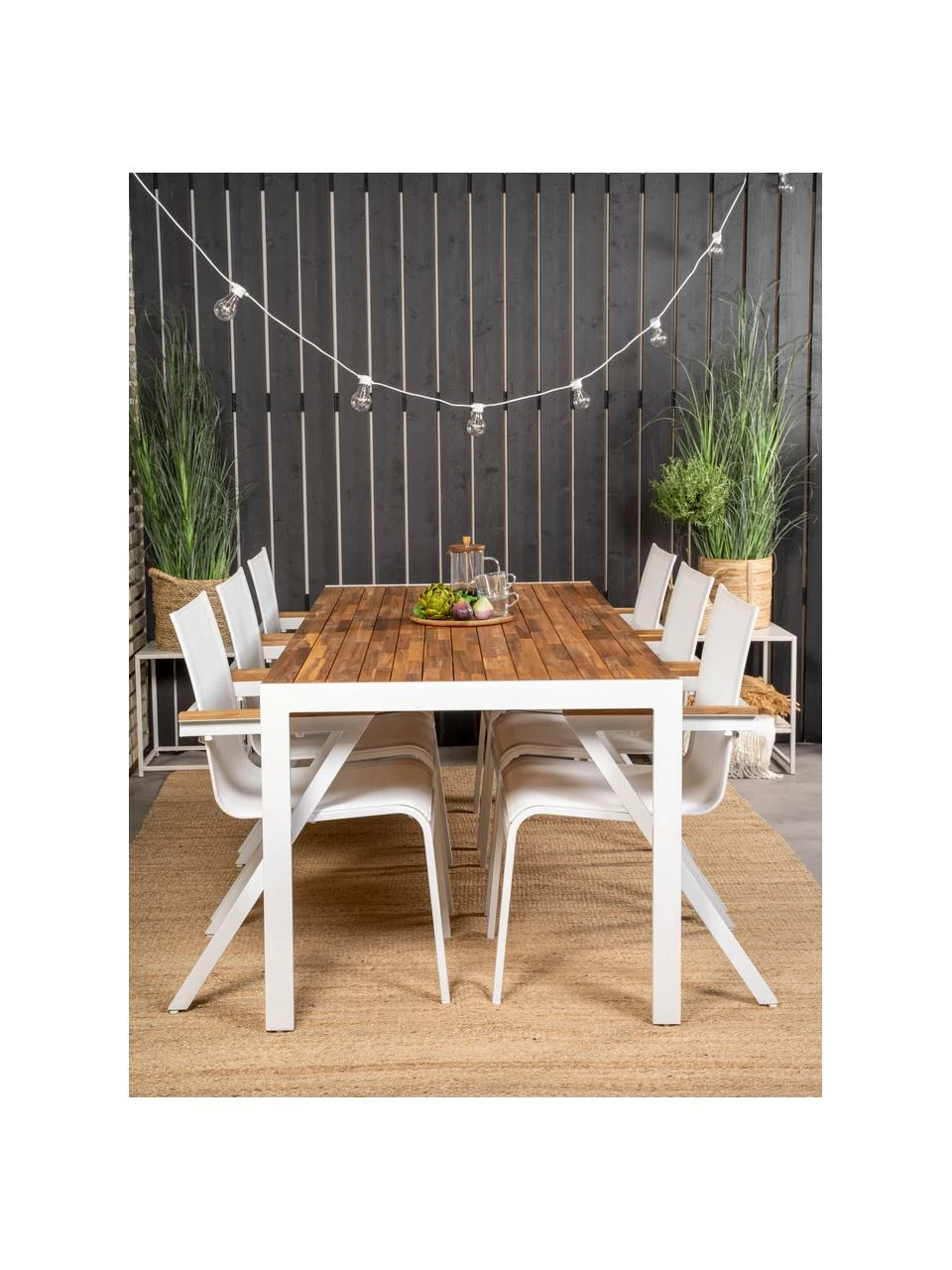 Chaise de jardin à accoudoirs Mexico, 2 pièces, larg. 57 x prof. 63 cm 7 Chaise de jardin à accoudoirs Mexico, 2 pièces, larg. 57 x prof. 63 cm – Image 5