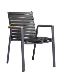 Chaise de jardin à accoudoirs Mood Extreme, larg. 57 x prof. 62 cm