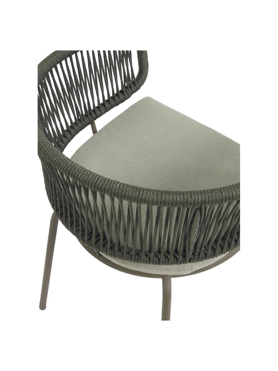 Chaise de jardin corde tressée Nadin, larg. 58 x prof. 48 cm 8 Chaise de jardin corde tressée Nadin, larg. 58 x prof. 48 cm – Image 6