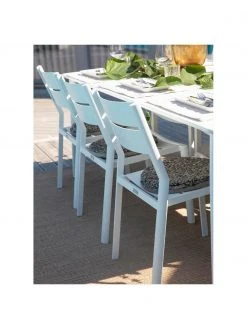 Brafab Chaise de jardin empilable Delia, larg. 48 x prof. 55 cm -Jardin Soldes Boutique Chaise de jardin empilable Delia 12