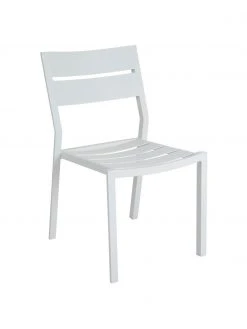 Brafab Chaise de jardin empilable Delia, larg. 48 x prof. 55 cm