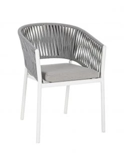 Bizzotto Chaise de jardin empilable Florencia, larg. 60 x haut. 80 cm