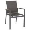 Bizzotto Chaise de jardin empilable avec accoudoirs Kubik, larg. 57 x prof. 62 cm -Jardin Soldes Boutique Chaise de jardin empilable avec accoudoirs Kubik