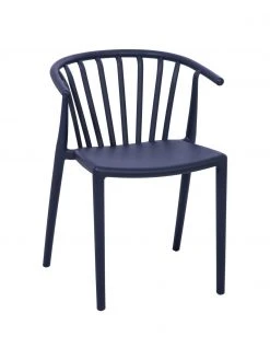 Chaise de jardin empilable, bleu Capri, larg. 53 x prof. 55 cmDisponibilité limitée -Jardin Soldes Boutique Chaise de jardin empilable bleu Capri 2