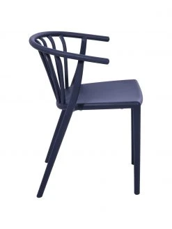 Chaise de jardin empilable, bleu Capri, larg. 53 x prof. 55 cmDisponibilité limitée -Jardin Soldes Boutique Chaise de jardin empilable bleu Capri 4