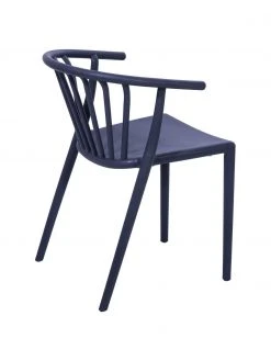 Chaise de jardin empilable, bleu Capri, larg. 53 x prof. 55 cmDisponibilité limitée -Jardin Soldes Boutique Chaise de jardin empilable bleu Capri 5