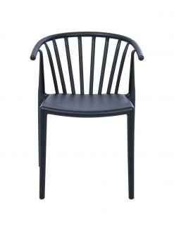 Chaise de jardin empilable, gris foncé Capri, larg. 53 x prof. 55 cm 11 Chaise de jardin empilable, gris foncé Capri, larg. 53 x prof. 55 cm -Jardin Soldes Boutique Chaise de jardin empilable gris fonce Capri 3