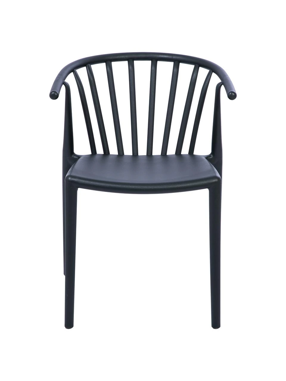 Chaise de jardin empilable, gris foncé Capri, larg. 53 x prof. 55 cm 6 Chaise de jardin empilable, gris foncé Capri, larg. 53 x prof. 55 cm – Image 4