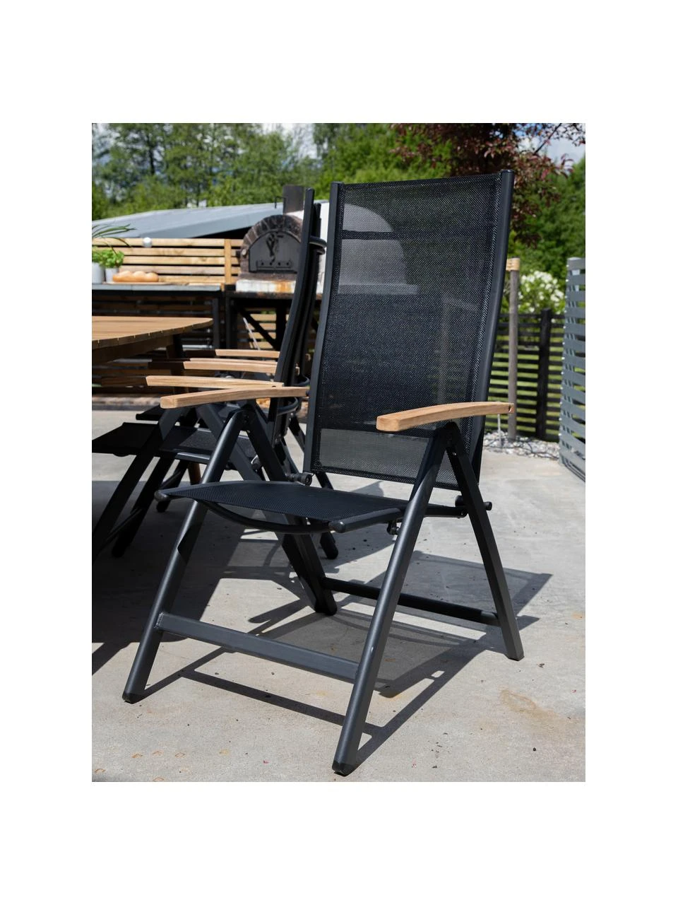 Chaise de jardin pliante Panama, larg. 58 x prof. 75 cm 4 Chaise de jardin pliante Panama, larg. 58 x prof. 75 cm – Image 2