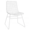 HKliving Chaise design métal Wire, larg. 47 x prof. 54 cm 1 HKliving Chaise design métal Wire, larg. 47 x prof. 54 cm -Jardin Soldes Boutique Chaise design metal Wire