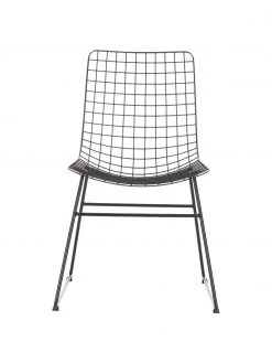 HKliving Chaise design métal Wire, larg. 47 x prof. 54 cm -Jardin Soldes Boutique Chaise design metal Wire 9