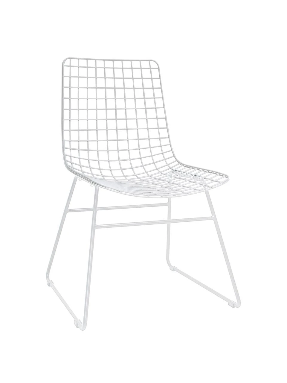 HKliving Chaise design métal Wire, larg. 47 x prof. 54 cm 3 HKliving Chaise design métal Wire, larg. 47 x prof. 54 cm