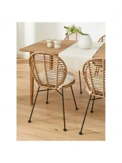 Westwing Collection Chaise en polyrotin Cordula, 2 pièces, larg. 48 x prof. 57 cm -Jardin Soldes Boutique Chaise en polyrotin Cordula 2 pieces 2