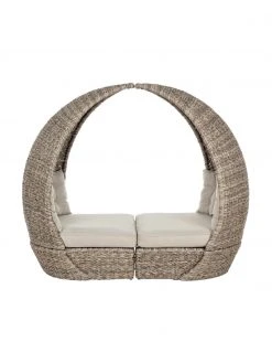 Bizzotto Chaise longue de jardin Samui, 2 élém., larg. 230 x haut. 185 cm -Jardin Soldes Boutique Chaise longue de jardin Samui 2 elem 4