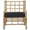 Lene Bjerre Chaise longue de jardin bambou Mandisa, larg. 70 x prof. 80 cm 2 Lene Bjerre Chaise longue de jardin bambou Mandisa, larg. 70 x prof. 80 cm -Jardin Soldes Boutique Chaise longue de jardin bambou Mandisa