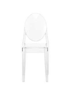 Kartell Chaise transparente en plastique Victoria Ghost, larg. 38 x prof. 52 cm -Jardin Soldes Boutique Chaise transparente en plastique Victoria Ghost 3