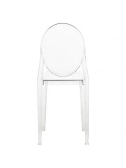 Kartell Chaise transparente en plastique Victoria Ghost, larg. 38 x prof. 52 cm -Jardin Soldes Boutique Chaise transparente en plastique Victoria Ghost 4