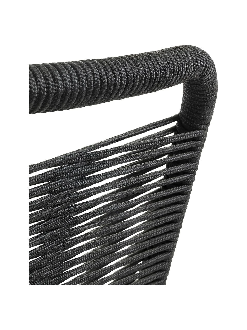 Chaises de jardin avec tressage en plastique Lambton, 2 pièces, larg. 49 x prof. 59 cm 8 Chaises de jardin avec tressage en plastique Lambton, 2 pièces, larg. 49 x prof. 59 cm – Image 6