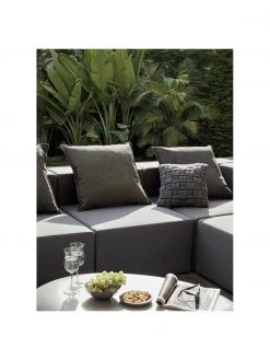 Westwing Collection Chauffeuse de canap&eacute; d'ext&eacute;rieur gris fonc&eacute; Simon, larg. 75 x prof. 105 cm -Jardin Soldes Boutique Chauffeuse de canape dexterieur gris fonce Simon 2
