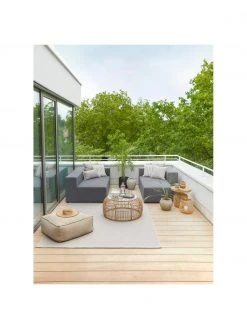 Westwing Collection Chauffeuse de canap&eacute; d'ext&eacute;rieur gris fonc&eacute; Simon, larg. 75 x prof. 105 cm -Jardin Soldes Boutique Chauffeuse de canape dexterieur gris fonce Simon 3