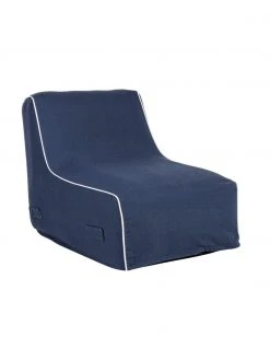 Bizzotto Chauffeuse de jardin gonflable bleue Rihanna, larg. 60 x prof. 90 cm
