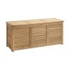 Coffre de rangement en bois Storage, larg. 130 x haut. 60 cm -Jardin Soldes Boutique Coffre de rangement en bois Storage