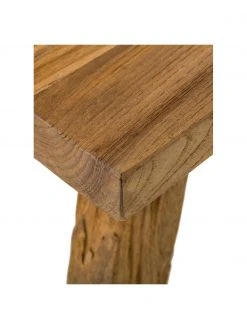 Console bois de teck Lawas, larg. 120 x prof. 40 cm -Jardin Soldes Boutique Console bois de teck Lawas 5