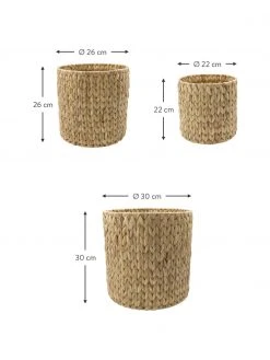 House Doctor Corbeille de rangement Roun, 3 élém., Lot de différentes tailles -Jardin Soldes Boutique Corbeille de rangement Roun 3 elem 2