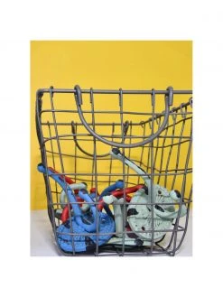 Corbeille en fil industriel Loft, 3 pièces., Lot de différentes tailles -Jardin Soldes Boutique Corbeille en fil industriel Loft 3 pieces 3