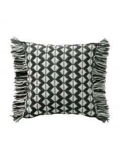 Benuta Coussin 40x40 ethnique d'extérieur Morty, larg. 40 x long. 40 cm