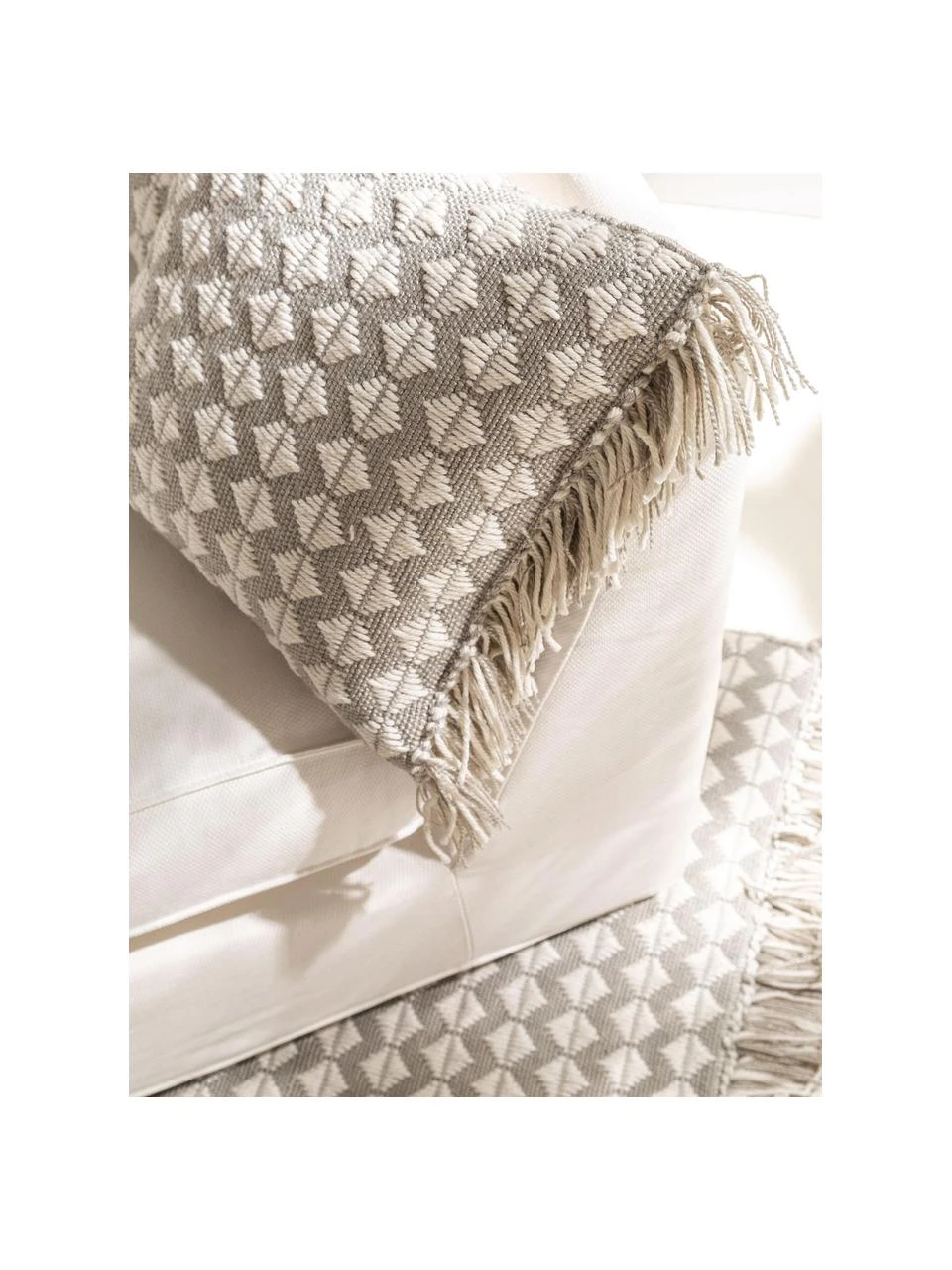 Benuta Coussin 40x40 ethnique d'extérieur Morty, larg. 40 x long. 40 cm 5 Benuta Coussin 40x40 ethnique d'extérieur Morty, larg. 40 x long. 40 cm – Image 3