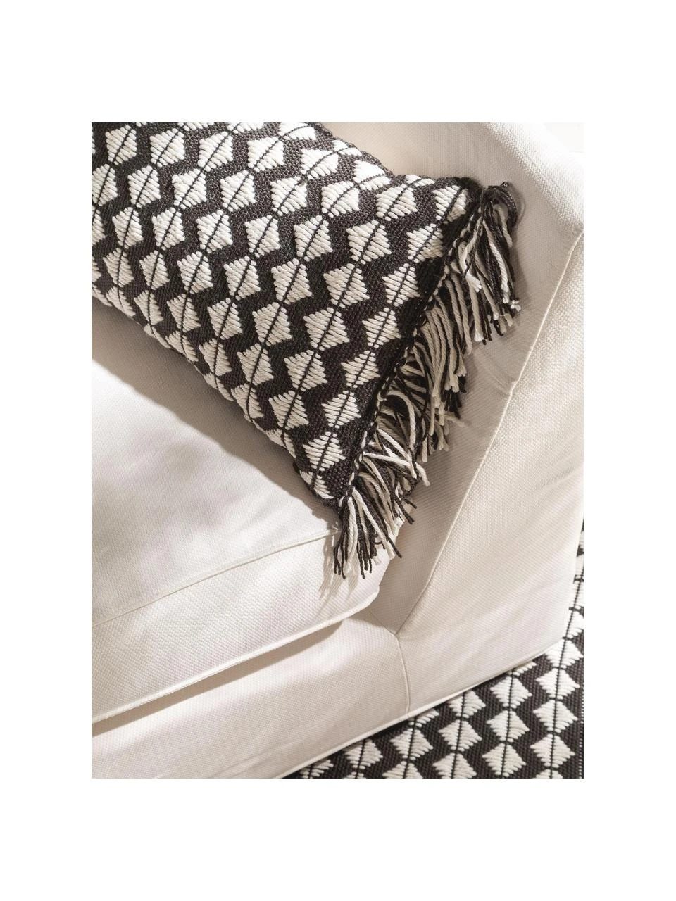 Benuta Coussin 40x40 ethnique d'extérieur Morty, larg. 30 x long. 50 cm 5 Benuta Coussin 40x40 ethnique d'extérieur Morty, larg. 30 x long. 50 cm – Image 3