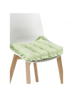 Westwing Collection Coussin de chaise 40x40 avec volants Camille, larg. 40 x long. 40 cm 11 Westwing Collection Coussin de chaise 40x40 avec volants Camille, larg. 40 x long. 40 cm -Jardin Soldes Boutique Coussin de chaise 40x40 avec volants Camille 14
