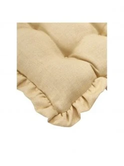 Westwing Collection Coussin de chaise 40x40 avec volants Camille, larg. 40 x long. 40 cm -Jardin Soldes Boutique Coussin de chaise 40x40 avec volants Camille 18