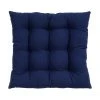 Westwing Collection Coussin de chaise 40x40 coton bleu marine Ava, larg. 40 x long. 40 cm 2 Westwing Collection Coussin de chaise 40x40 coton bleu marine Ava, larg. 40 x long. 40 cm -Jardin Soldes Boutique Coussin de chaise 40x40 coton bleu marine Ava
