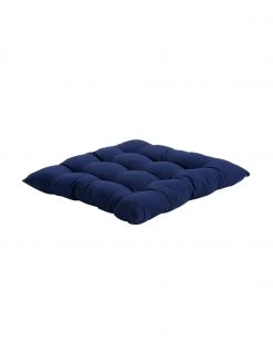 Westwing Collection Coussin de chaise 40x40 coton bleu marine Ava, larg. 40 x long. 40 cm 8 Westwing Collection Coussin de chaise 40x40 coton bleu marine Ava, larg. 40 x long. 40 cm -Jardin Soldes Boutique Coussin de chaise 40x40 coton bleu marine Ava 2
