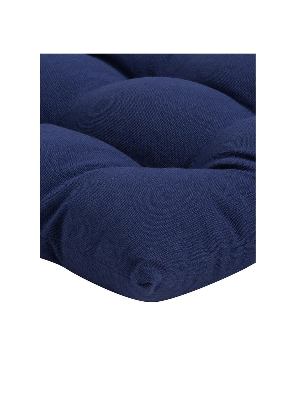 Westwing Collection Coussin de chaise 40x40 coton bleu marine Ava, larg. 40 x long. 40 cm 6 Westwing Collection Coussin de chaise 40x40 coton bleu marine Ava, larg. 40 x long. 40 cm – Image 4