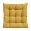 Westwing Collection Coussin de chaise 40x40 coton jaune Ava, larg. 40 x long. 40 cm -Jardin Soldes Boutique Coussin de chaise 40x40 coton jaune Ava
