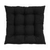 Westwing Collection Coussin de chaise 40x40 coton noir Ava, larg. 40 x long. 40 cm 1 Westwing Collection Coussin de chaise 40x40 coton noir Ava, larg. 40 x long. 40 cm -Jardin Soldes Boutique Coussin de chaise 40x40 coton noir Ava