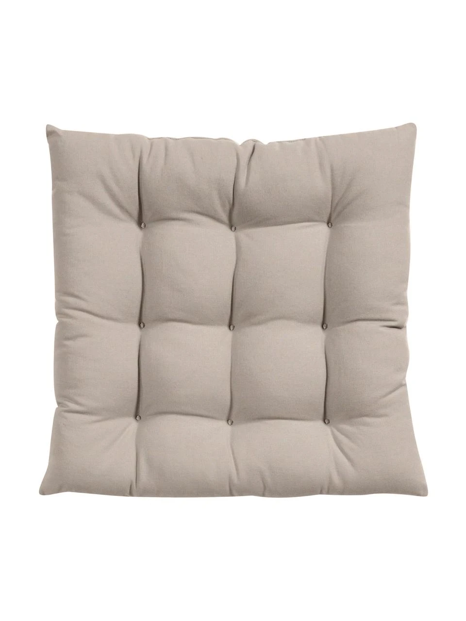 Westwing Collection Coussin de chaise 40x40 coton taupe Ava, larg. 40 x long. 40 cm 3 Westwing Collection Coussin de chaise 40x40 coton taupe Ava, larg. 40 x long. 40 cm