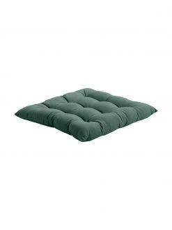 Westwing Collection Coussin de chaise 40x40 coton vert foncé Ava, larg. 40 x long. 40 cm -Jardin Soldes Boutique Coussin de chaise 40x40 coton vert fonce Ava 2